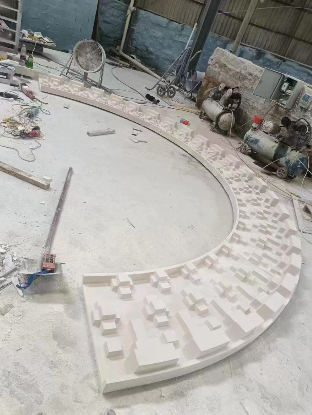 Tấm Ốp Tường Mặt Tiền Đá Vôi Trắng Nhân Tạo Trung Quốc Giá Rẻ Dùng Cho Trang Trí Ngoài Trời