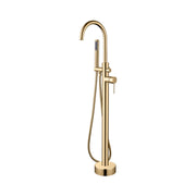 Vòi Bồn Tắm Đứng Aquacubic Luxury Gold Nóng Lạnh Phun Mưa