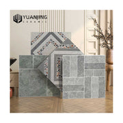 Gạch men lát sàn sinh thái Villa Courtyard 600x600 cho bãi đậu xe hình vuông bằng đá granite chống trượt ngoài trời