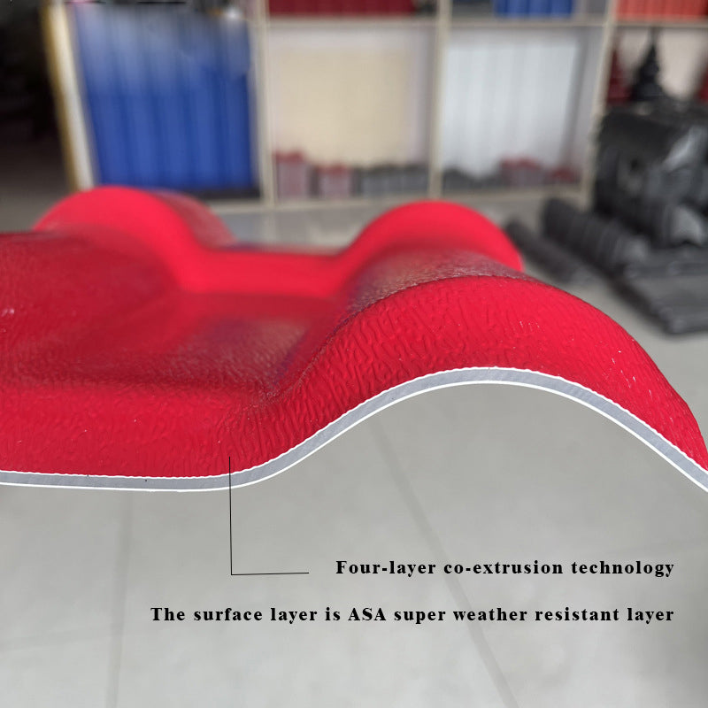 Ngói Nhựa Resin ASA Lợp Mái Tây Ban Nha Bền Đẹp
