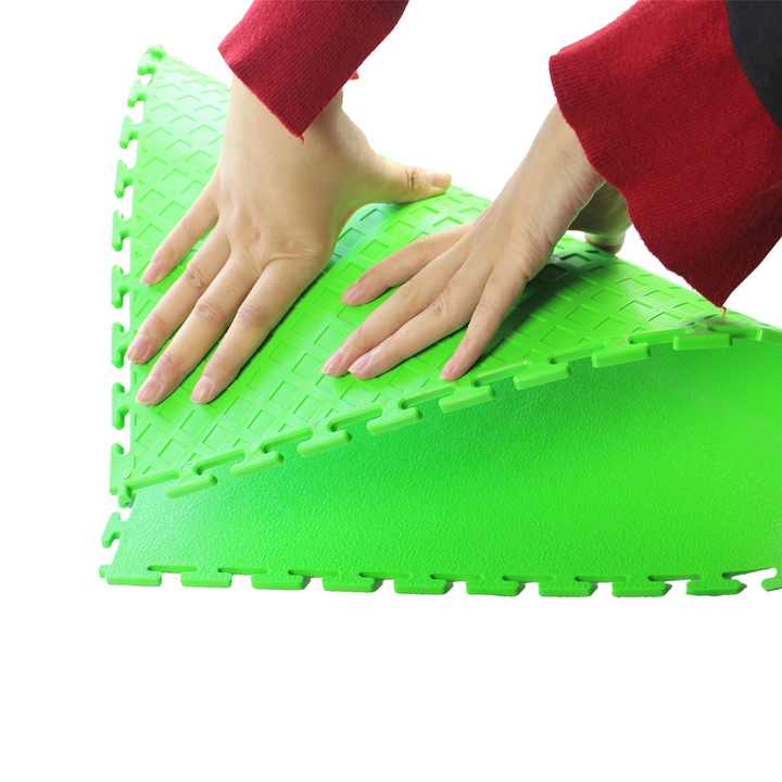 Gạch bắt khóa trong nhà Trung Quốc, sàn mô-đun, sàn trưng bày ô tô, sàn có thể tháo rời, gạch lát sàn công nghiệp bằng nhựa PVC