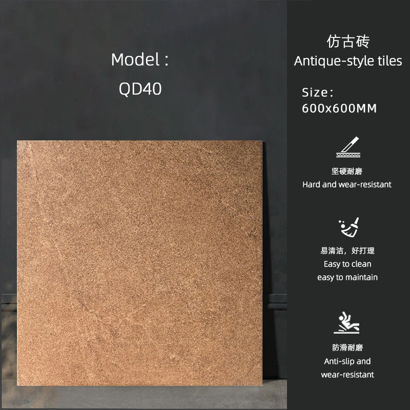 Gạch Lát Phật Sơn 60x60cm Vân Đá Cẩm Thạch Giả Cổ