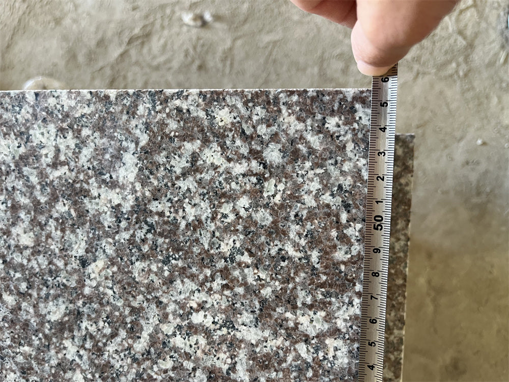 Bậc cầu thang đá Granite G664 Porrino hồng tự nhiên đánh bóng, Trung Quốc, giá thấp, thích hợp cho trong nhà và ngoài trời