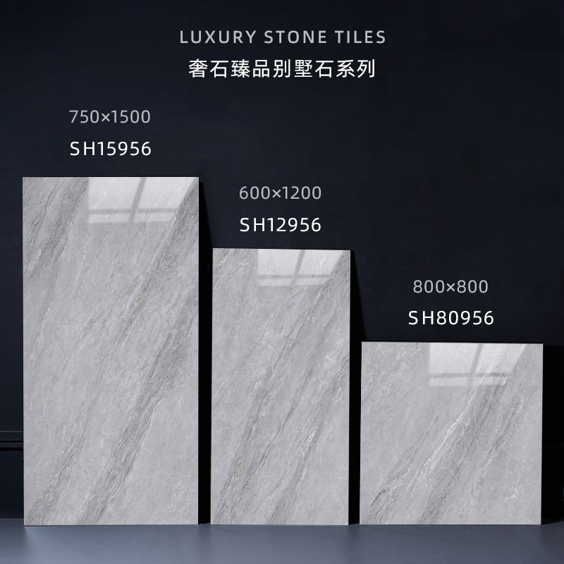 Gạch Lát Sàn Và Ốp Tường Trong Nhà 600x1200mm Gạch Sứ Bóng Kính Toàn Phần