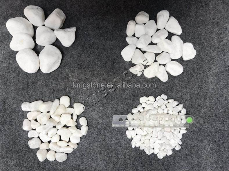 Đá Cuội & Sỏi Cảnh Quan Trang Trí Đá Sông Bằng Đá Tự Nhiên Trắng, Hiện Đại, Bền Kèm Bảo Hành 5+ Năm