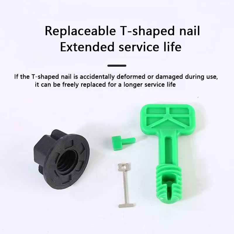 Đế nhựa định vị gạch giá xuất xưởng hệ thống cân bằng gạch T-lock cho sàn và tường