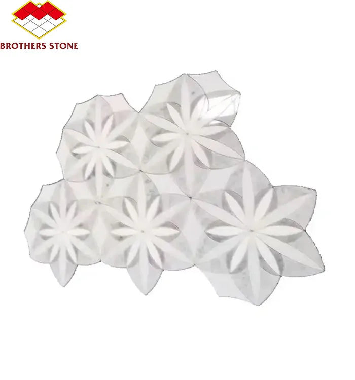 Gạch Hoa Cẩm Thạch Trắng Thassos Ốp Tường Nội Thất