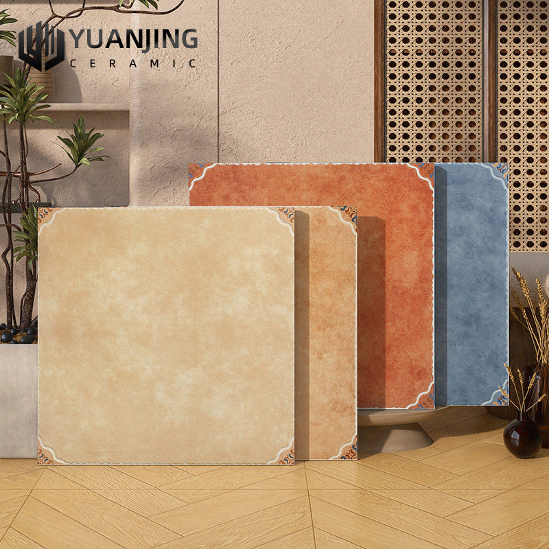 Gạch Lát Sàn Thô Mộc Phong Cách Đồng Quê Mờ Cho Nội Thất Màu Đơn Sắc Phòng Ngủ Phòng Ăn Sân Vườn