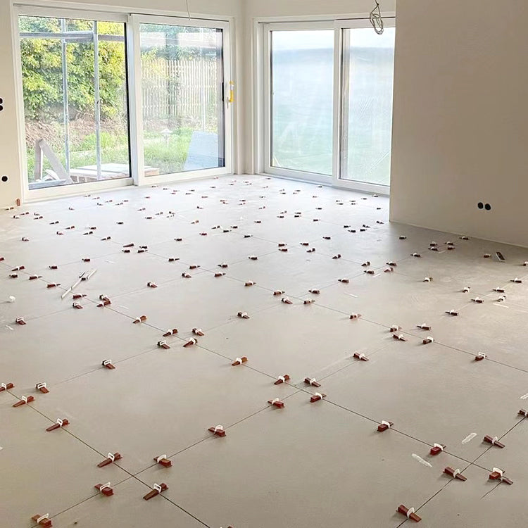 Hệ thống cân bằng gạch men chuyên nghiệp với kẹp và dụng cụ cân bằng gạch