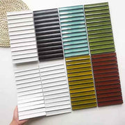 Gạch mosaic gốm sứ hiện đại thiết kế bóng cho tường và sàn nội thất trang trí theo phong cách sọc