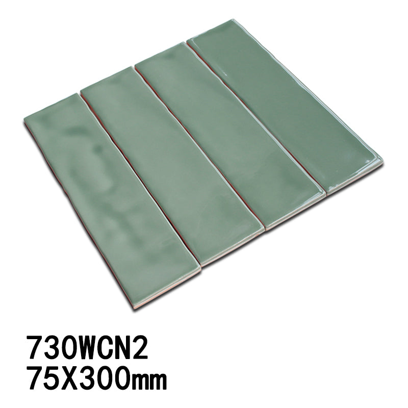 Gạch Ốp Tường Ceramic Subway Cổ Điển Phổ Biến Trắng Bóng và Mờ Hình Chữ Nhật Thẳng Nhỏ 75x300mm 3X12