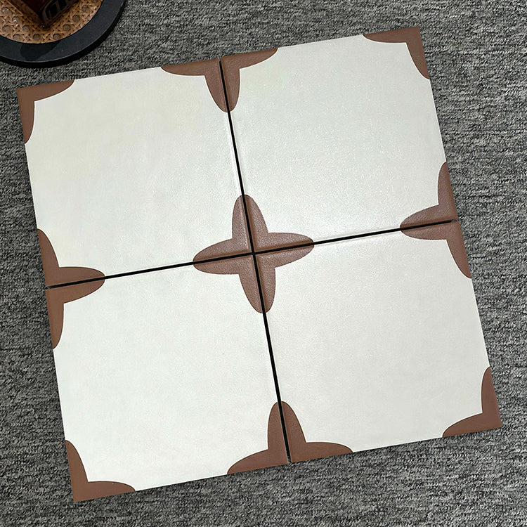 Gạch Porcelain Đen và Vàng Lát Sàn Nội Thất Hoa Văn Trang Trí Chống Trượt
