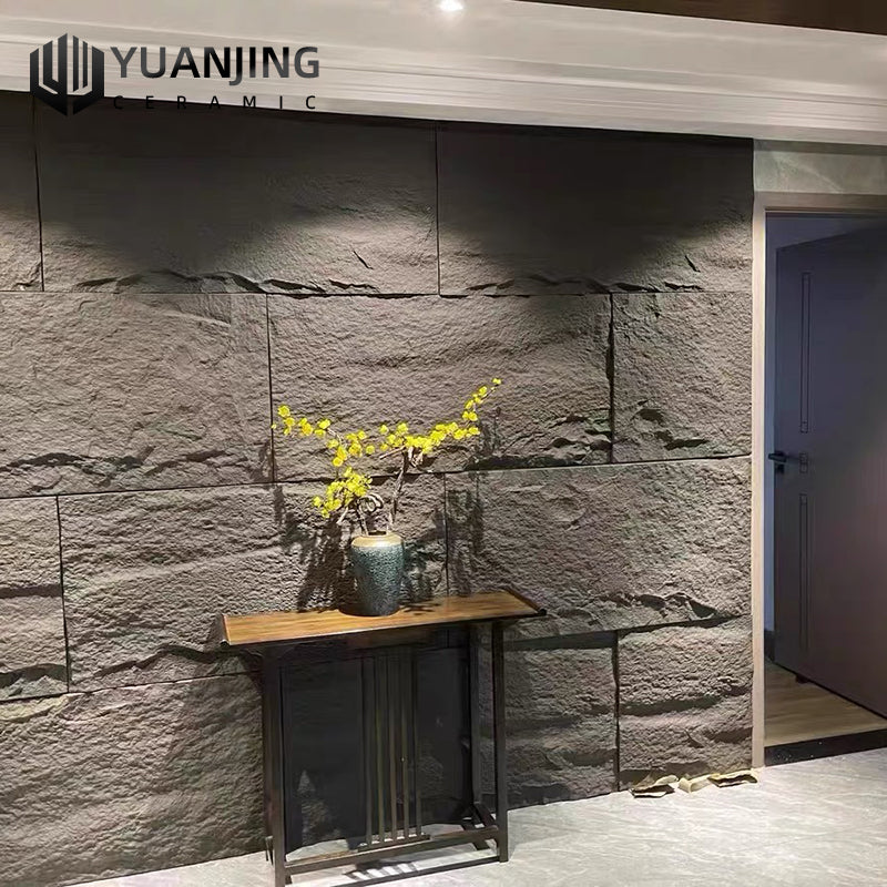 Tấm ốp tường đá PU tùy chỉnh, dùng cho nội - ngoại thất, kích thước lớn