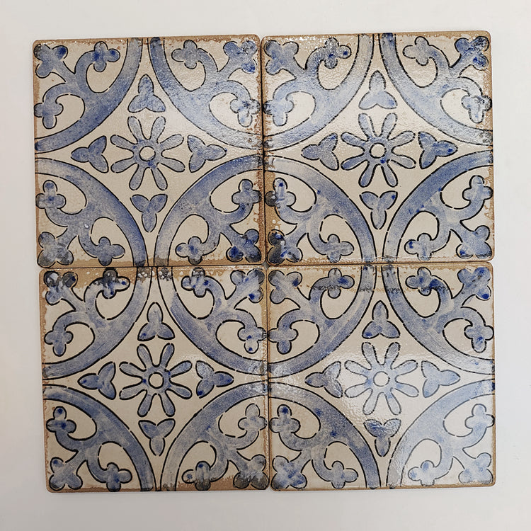 Gạch Sứ Xanh Trắng