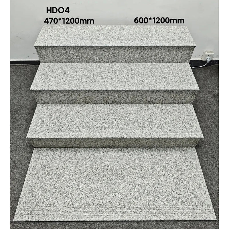 Gạch bậc cầu thang chất lượng cao 1200x470mm 600x1200mm Bề mặt vải thiều Gạch sứ lát sàn trong nhà giá rẻ Trung Quốc