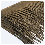 Customized UV Resistant Fireproof Artificial Thatch Roof Tiles for Resort Hotel Pavilion Garden Outdoor Umbrella Cover