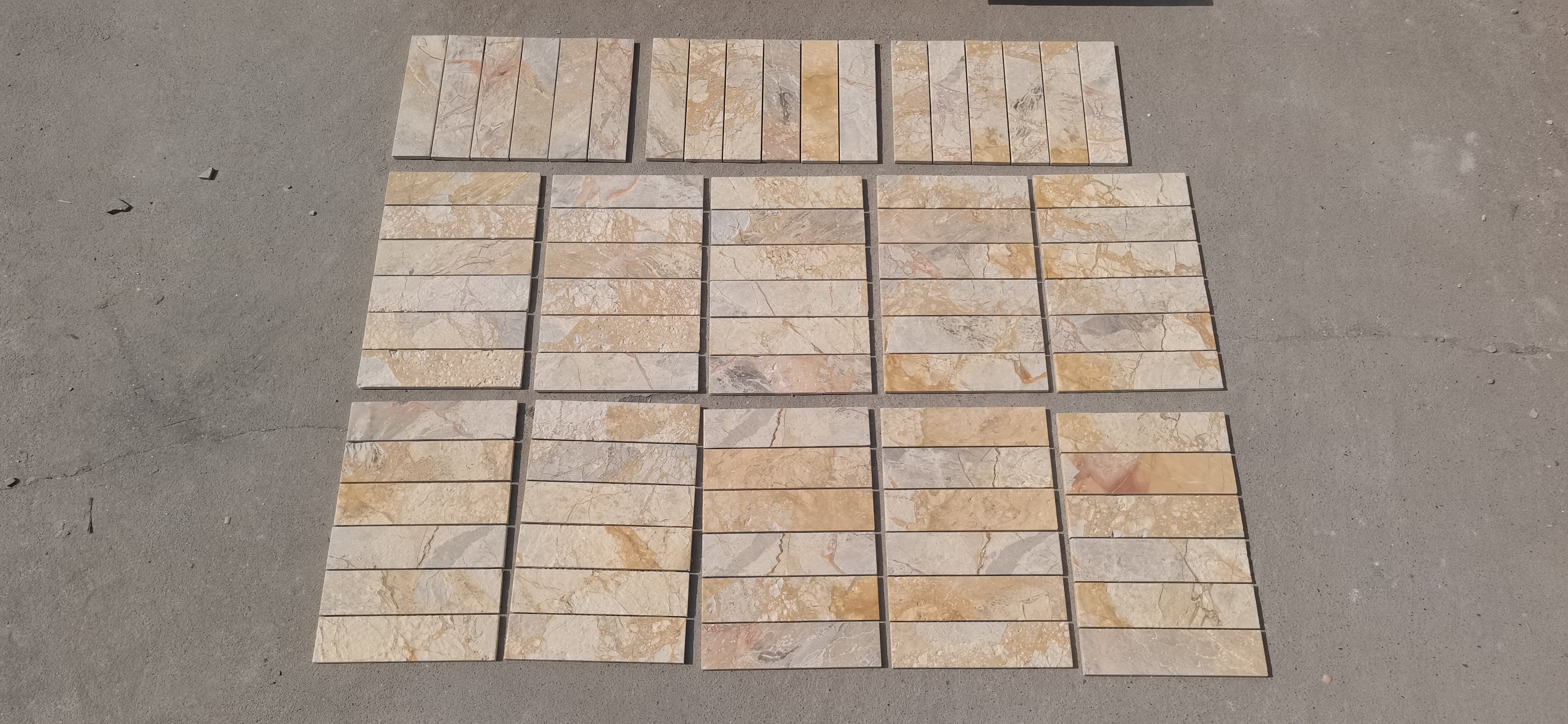 Gạch Mosaic Đá 10mm Ốp Tường Sàn Hiện Đại Bằng Đá Cẩm Thạch Tự Nhiên Bán Chạy Dùng Cho Khách Sạn, Ốp Bếp Và Dải Trang Trí Phòng Tắm