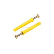 Ống nhựa giãn nở nhỏ màu vàng đáng tin cậy và bán chạy neo nylon có vít