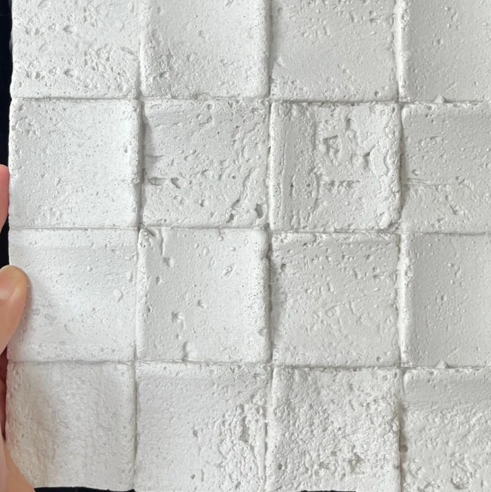 Gạch Đá Sét Cải Tiến Mosaic Travertine Bền Vân Nổi 3D