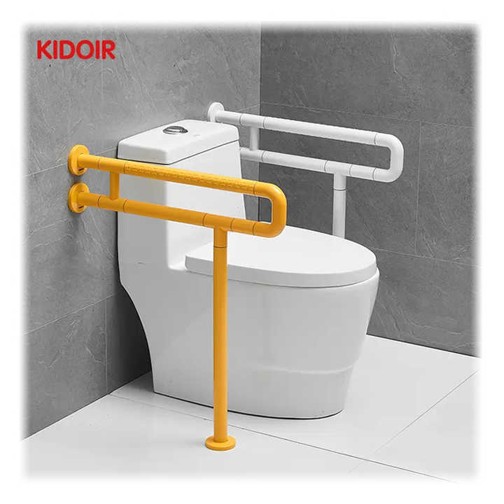 Tay vịn chống trượt bằng thép không gỉ ABS Kidoir cho người cao tuổi, tay vịn phòng tắm an toàn, tay vịn nhà vệ sinh cho người khuyết tật