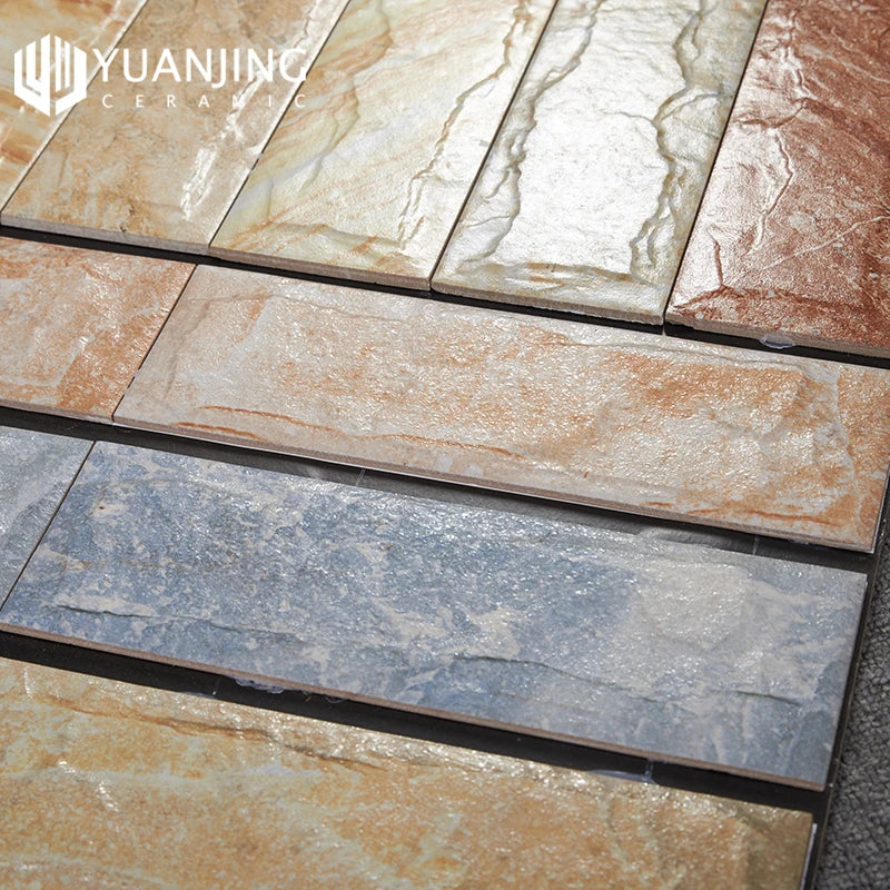 Gạch Sứ 100x300mm 3D Lõm Lồi Men Mờ Gạch Gốm Kiểu Biệt Thự Cổ Điển Nhà Cung Cấp Trung Quốc Trang Trí Nhà Cửa Gạch Ốp Tường Ngoại Thất