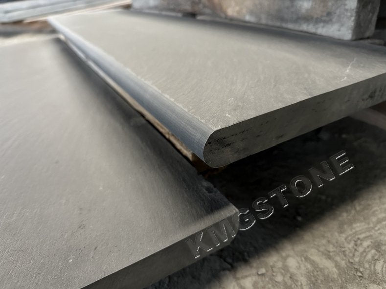 Tấm bậc cầu thang và gạch ốp ngoại thất hiện đại bằng đá phiến đen tự nhiên tùy chỉnh, bền bỉ, chống ăn mòn axit, dành cho Khách sạn, Biệt thự, Công viên