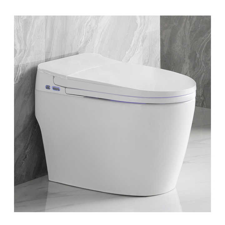 Bồn cầu thông minh tự động xả nước CUPC Modern Auto Sensor One Piece Smart Wc Bidet Commode Toilet Bowl Automatic Smart Toilet with Remote Control