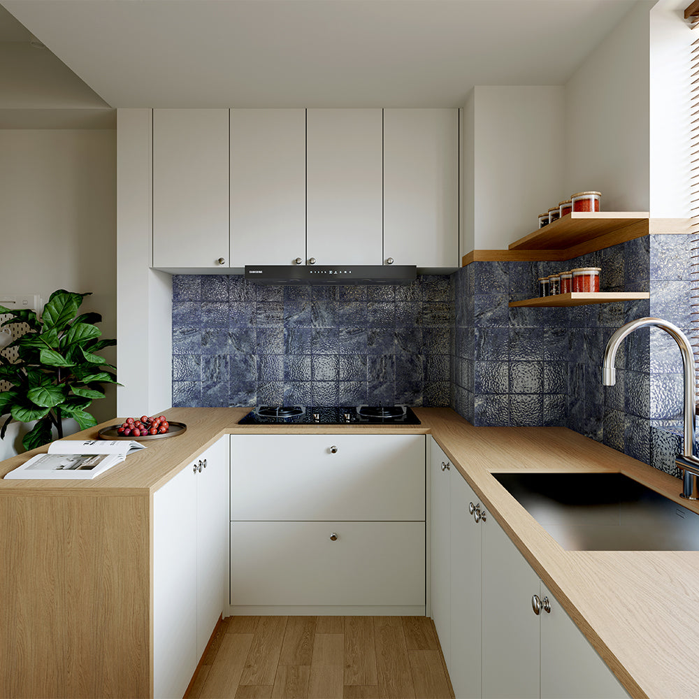 Gạch Mosaic Sứ Vuông Hồ Bơi Hoàn Thiện Thiết Kế Hiện Đại Chống Trượt Sàn 150x150mm