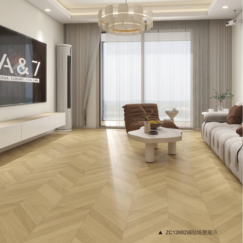 Gạch Ceramic Vân Gỗ Thiết Kế Truyền Thống Dùng Cho Tường Nội Thất, Gạch Bóng Thô Mộc Bền Chắc Cho Phòng Tắm, Nhà Bếp, Khách Sạn