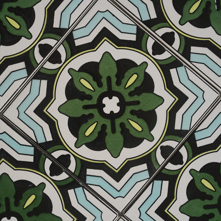 Gạch hoa văn trang trí cổ điển phong cách Victoria Bồ Đào Nha cho tường và sàn nhà bếp, phòng tắm 15x15cm