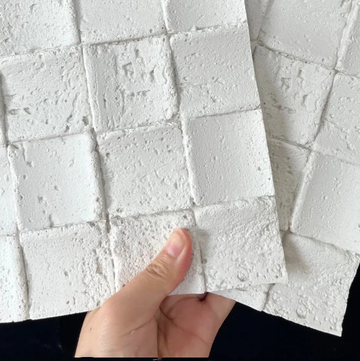 Gạch Đá Sét Cải Tiến Mosaic Travertine Bền Vân Nổi 3D