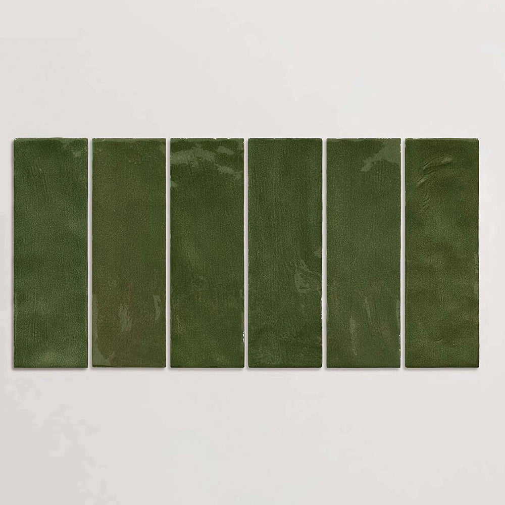 Gạch thẻ mosaic gốm sứ trang trí thủ công nhiều màu sắc 65 X 200 mm cho phòng tắm, nhà bếp, phòng khách, phòng ăn