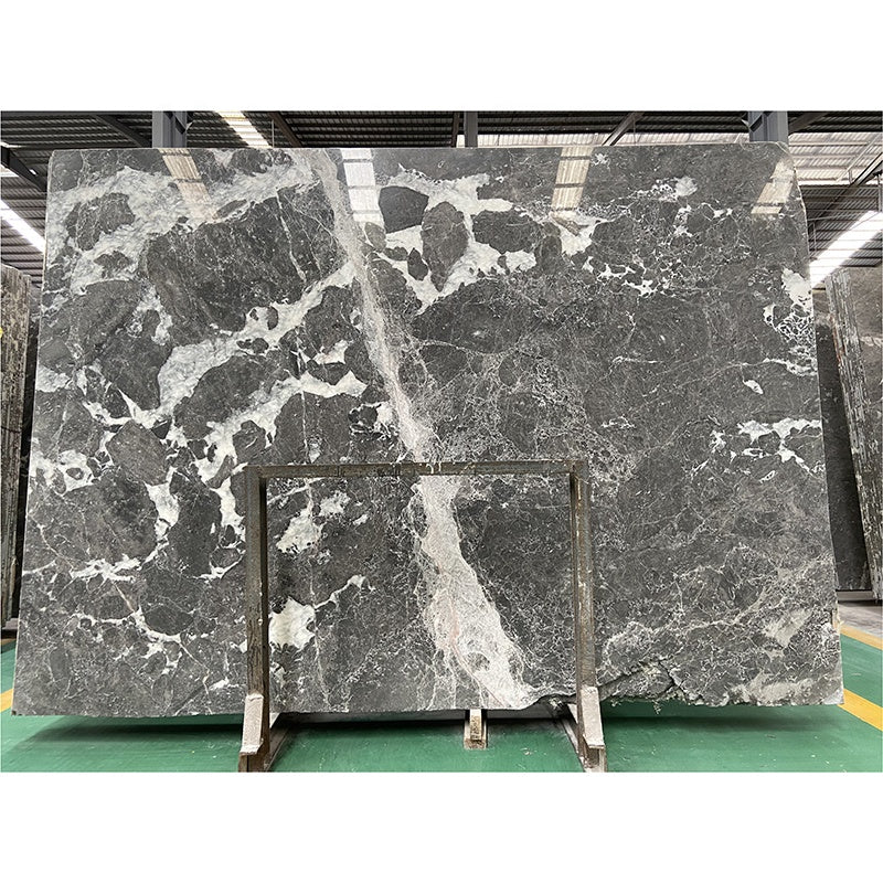 Tấm đá cẩm thạch tự nhiên khổ lớn đánh bóng dùng để trang trí tường và sàn nội thất.