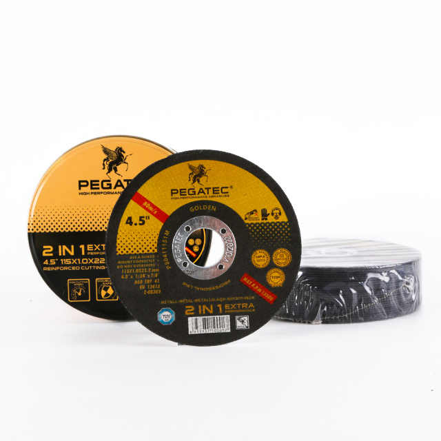 Đĩa cắt nhôm oxit Zirconia 4,5&#39;&#39; 115x1x22mm 2 trong 1 115mm dùng để cắt kim loại và thép không gỉ