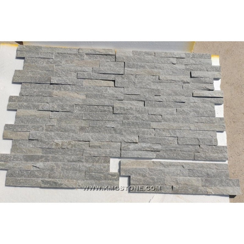 Tấm Gạch Ốp Tường Đá Quartzite Xanh Phong Cách Châu Âu Ngoại Thất Đá Tự Nhiên Kháng Axit Chống Xói Mòn Bền Bỉ Thân Thiện Môi Trường