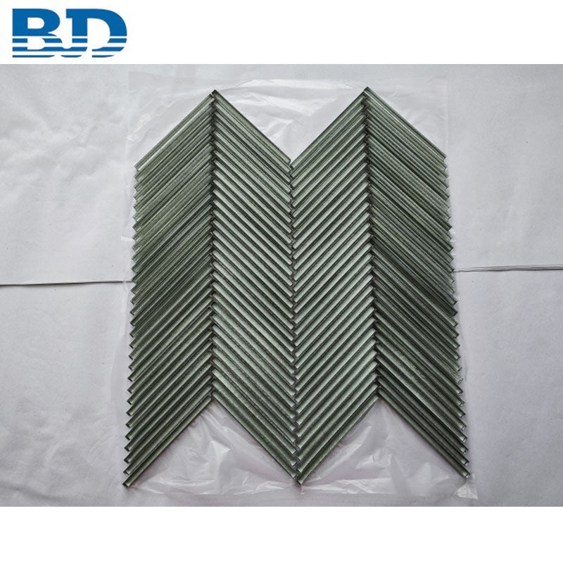 Bán sỉ trực tiếp từ nhà máy Gạch ốp tường kính mosaic xương cá tự dán dùng cho bếp, phòng tắm và tường điểm nhấn