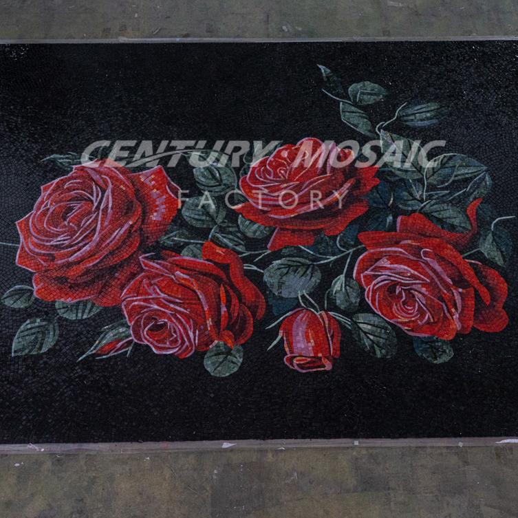 Tranh Khảm Kính Thủ Công Centurymosaic Hoa Văn Đẹp Sáng