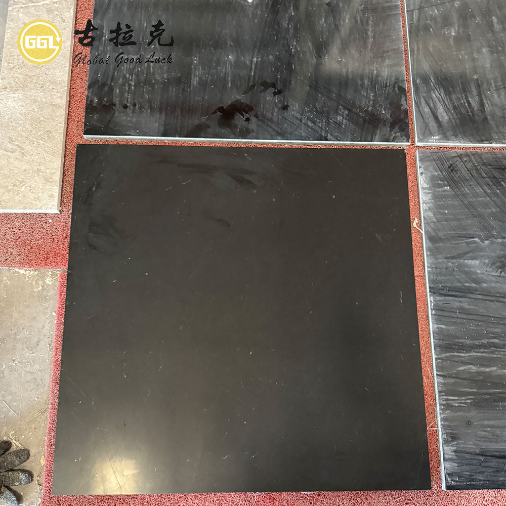 Cung cấp từ nhà máy Tấm đá cẩm thạch đen Nero Marquina tự nhiên cắt theo kích thước