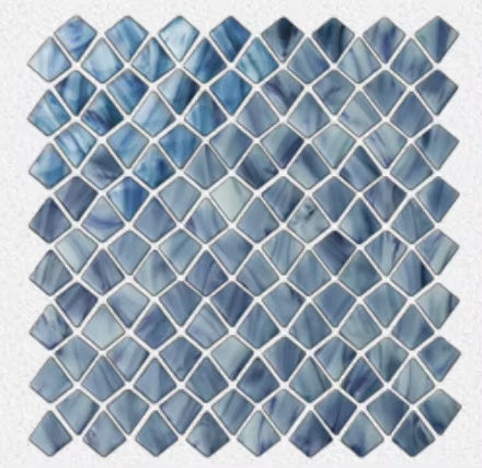 Gạch ốp tường nghệ thuật mosaic kính hình dạng không đều nội thất cho ốp bếp