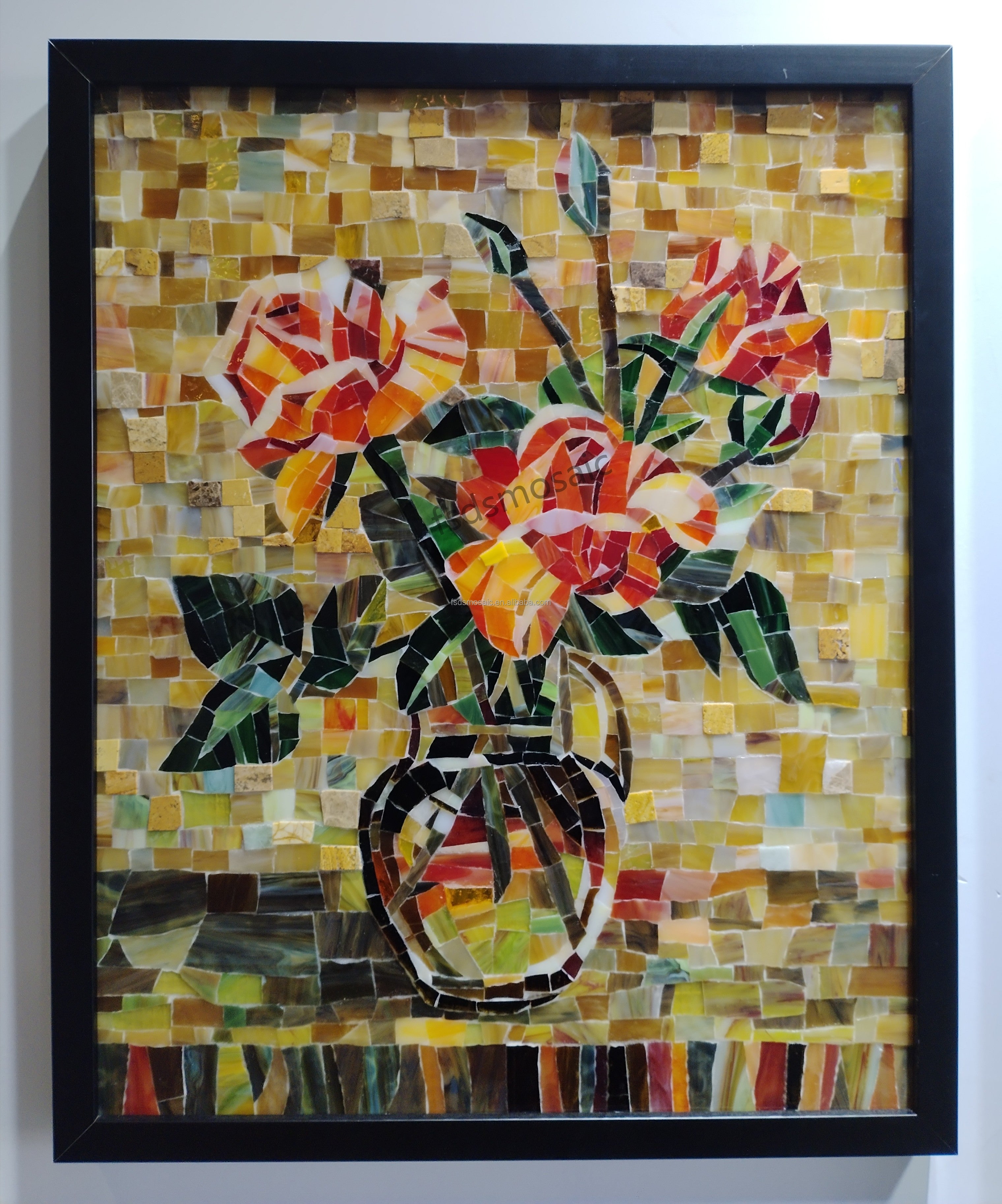 Tranh kính nghệ thuật hình sứa hiện đại