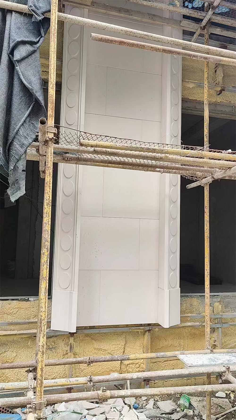 Cột trụ cổng, trụ đỡ đá vôi trắng nhân tạo