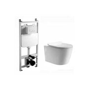Bồn cầu âm tường Medyag Bộ bồn chứa nước âm tường P-trap Quay lại Bồn cầu sứ treo tường ẩn