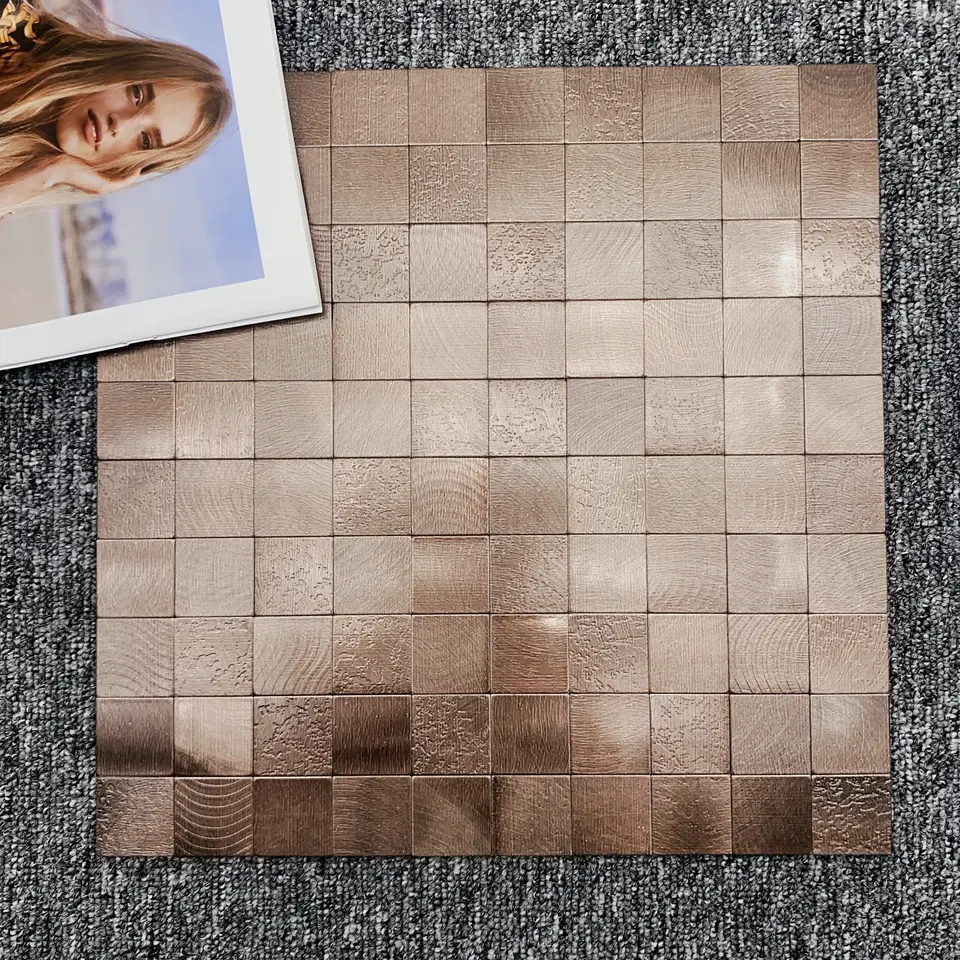 Gạch Mosaic DIY Tự Dán Bạc Xước Dành Cho Cải Tạo Bếp Xe RV Di Động