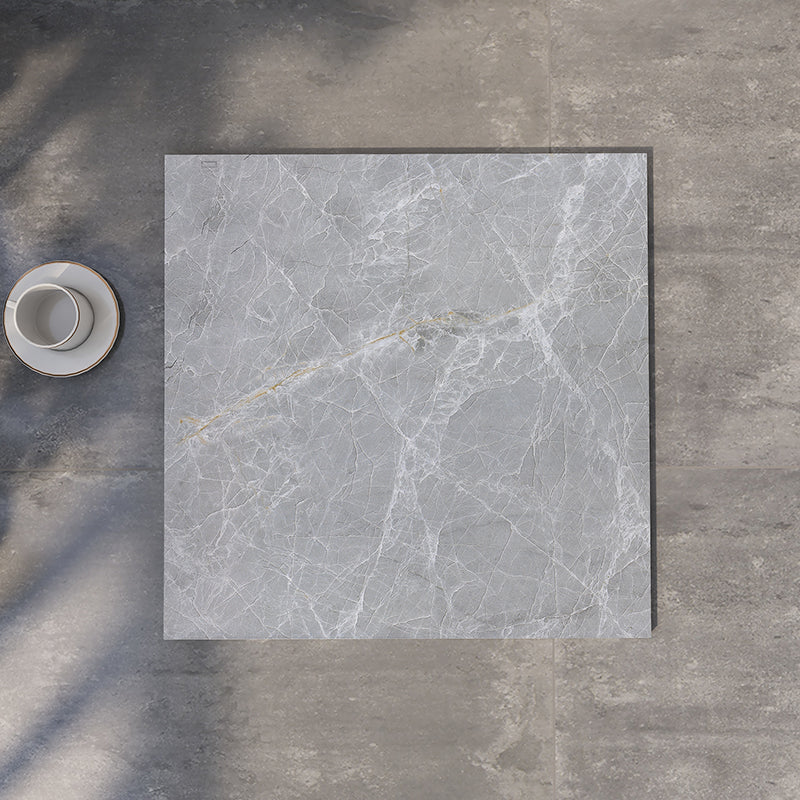 Gạch lát sàn gốm sứ chống trượt Cifre màu xi măng trung tính, bề mặt mờ, 30x30cm, phong cách mộc mạc, dùng cho cửa hàng và ngoài trời.