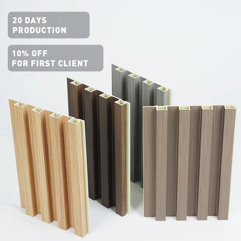 Tấm ốp tường WPC PVC có rãnh DBDMC, dòng Great Wall dập nổi Châu Âu, chống thấm nước cho nội thất phòng tắm