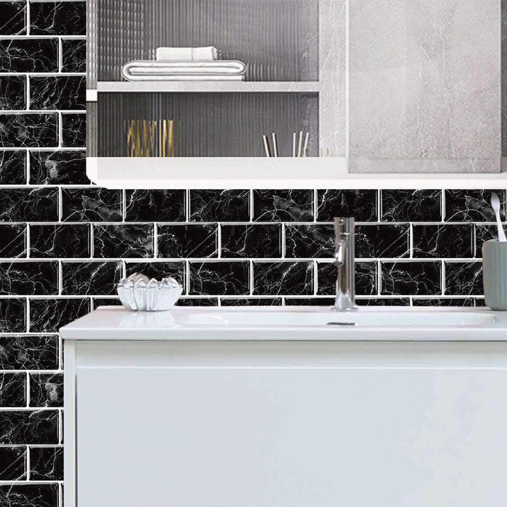Gạch ốp tường Mosaic 3D bóc dán bếp