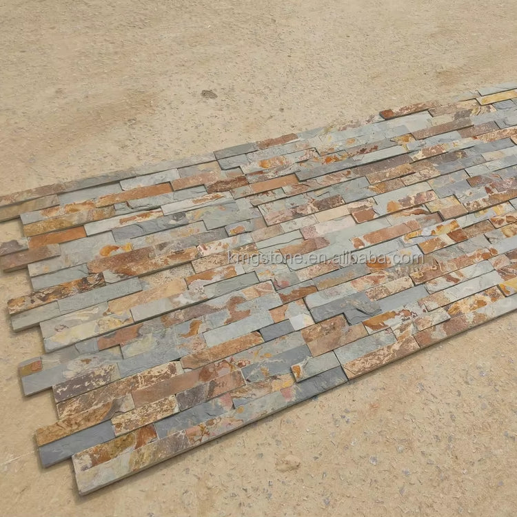 Bán sỉ Tấm ốp đá tự nhiên kiểu đá văn hóa hình chữ Z hiện đại cho tường ngoại thất nhà ở và khách sạn, hoàn thiện bề mặt tách, chống ăn mòn axit