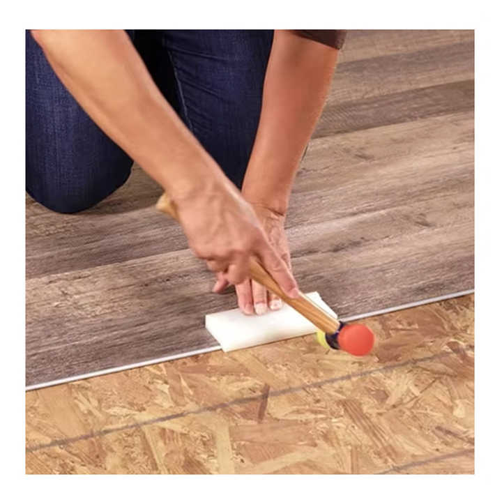 Sàn nhựa Vinyl chống thấm nước Spc 5mm + 0.5mm, khóa bấm cho phòng tắm