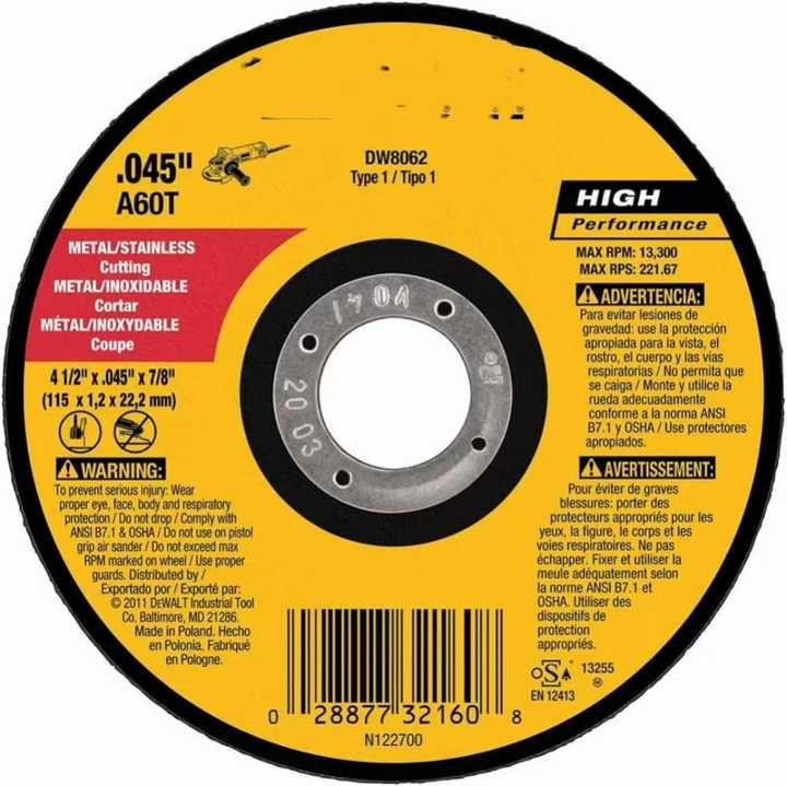 Factory Price Metal & Stainless Cutting Disc Cut Off Wheel 4.5 Inch