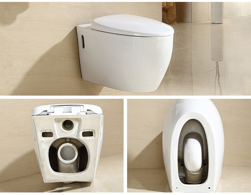 Giá Tốt Nhất Bồn Cầu Gốm Sứ Treo Tường Két Nước Âm Thiết Kế Phương Tây Mới Nhất